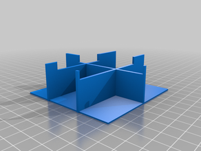 keyforge bóveda token de la bandeja inserción 3d print model - Mito3D