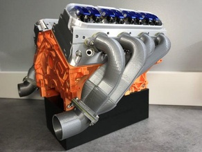 2 15başlıkları remix ls3 chevy motoru motor 3d print model - Mito3D