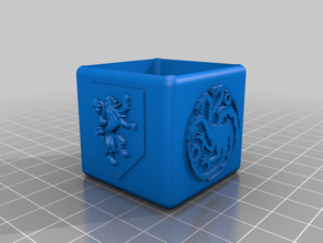 game thrones planter 3d print model - Mito3D