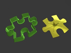 cookie-cutter - puzzle cookie cutter troquel troquelado 3d print model - Mito3D