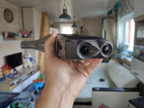 ritewing mini drak fotocamera naso minidrak di montaggio videocamera 3d print model - Mito3D