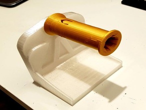 un lato filamento alloggiamento dispenser titolare della bobina di stand 3d print model - Mito3D