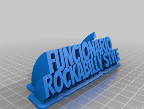 funcion rio rockabilly su misura 3d print model - Mito3D