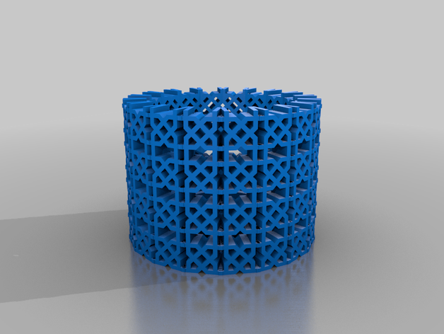 islamic pattern tea light candle geometric geometry moroccan tealight 3D print model - Mito3D