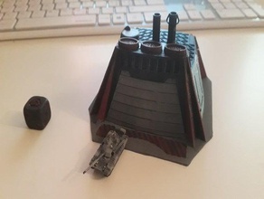 kräftig tw2 Waffenfabrik 1285 6mm Befehl erobern epic Maßstab tiberian sun 3d print model - Mito3D