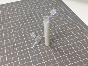 1,5 ml tubo porta micro-tac micro ct 3d print model - Mito3D