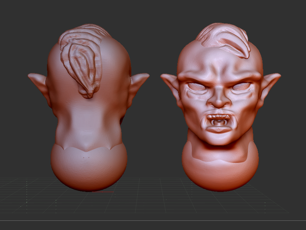 cultist head - 3D Print Details