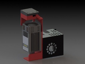 jojo1 láser portador anycubic quirón extractor de conducto llavero montaje lasercut grabador 3d print model - Mito3D