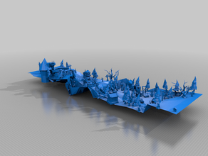 graveyard landscape 28mm aos fantasy terrain 3d print model - Mito3D