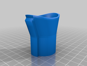 bottle cap eye washer 3d print model - Mito3D