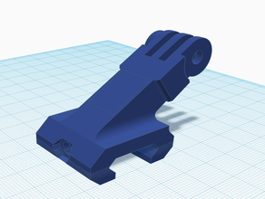 picatinny angular gopro montar sem condicionamento a montagem de 3d print model - Mito3D