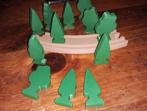 brio Stil Bäume - Spielzeug Baum 3d print model - Mito3D