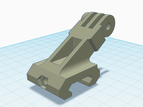 picatinny angolato gopro mount recesso monte 3d print model - Mito3D