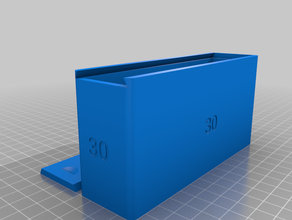 30mm prego caixa personalizado 3d print model - Mito3D