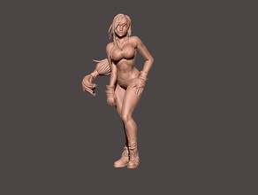 tiffa sexy final fantasy 7 3d print model - Mito3D