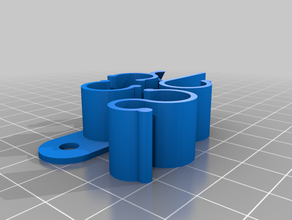 il mio personalizzato 3c clip per cavo su misura 3d print model - Mito3D