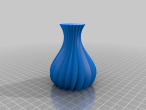 soleil vase 3d print model - Mito3D