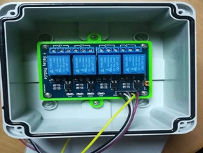 4 yular f r-kanal relaisplatine relais modülü 4-kanal ralais 3d print model - Mito3D
