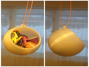 palla di natale ornamento 3d print model - Mito3D