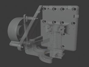 fan duct edited fit e3dv6 clone 63mm carriage aneta8 e3d v6 3d print model - Mito3D