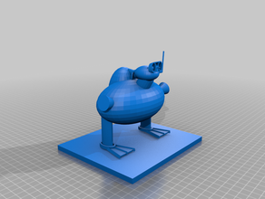 pato obeso 3d print model - Mito3D