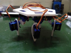 spider bot ardiuno robot robotics robots 3d print model - Mito3D