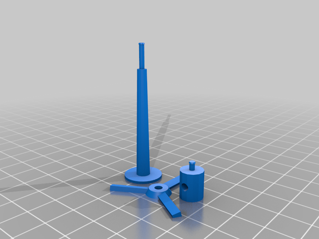 wind turbine 3D print model - Mito3D