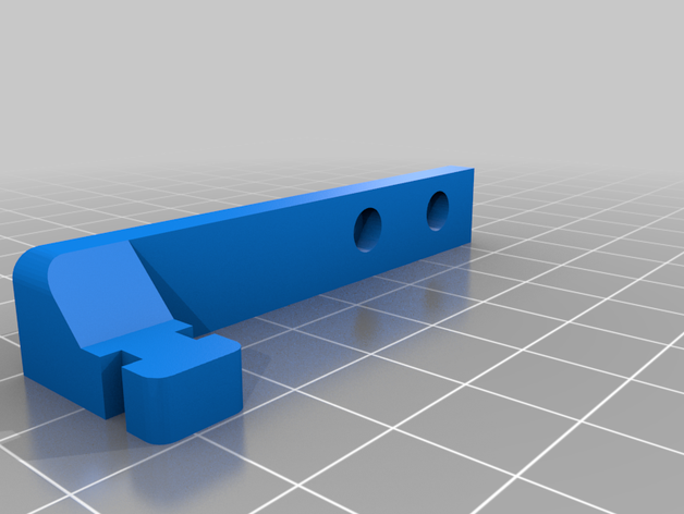 printrbot einfache Wärme pro Bett-Kabel-Halter 3D print model - Mito3D