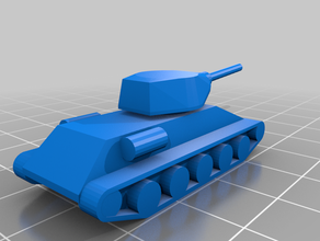 t34 tank 3d print model - Mito3D