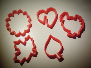 autunno gingerbread cookie cutter 3d print model - Mito3D