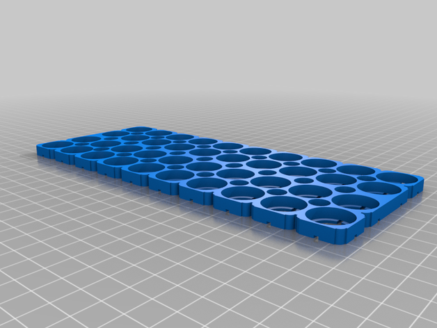 10s4p tutucu - suporte 18650 pil 36v litio paketi desteğini 3D print model - Mito3D