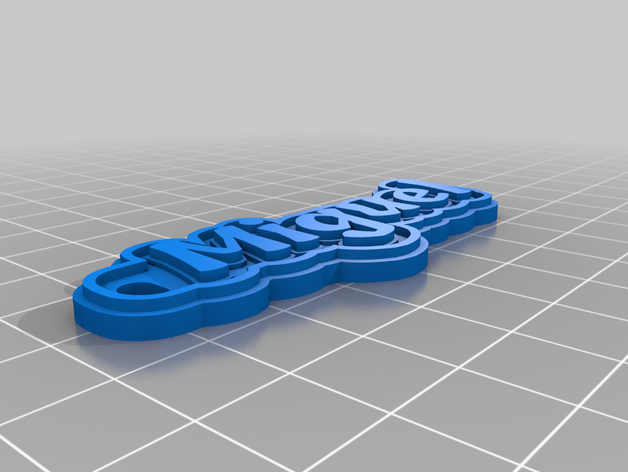 miguel personalizado 3D print model - Mito3D