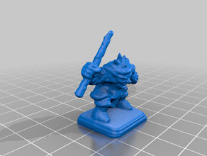 ice gremlin expansion heroquest miniature tabletop gaming rpg frozen horror 3d print model - Mito3D
