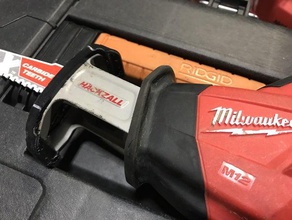 m12 hackzall sawsall shoe cover milwaukee tools 3d print model - Mito3D
