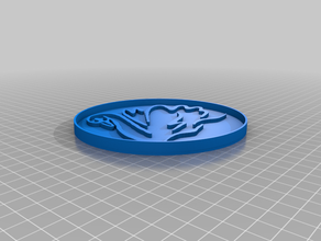 lacygne swan cookie cutter 3d print model - Mito3D