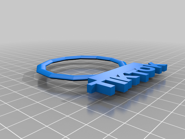 tik tok pulseira 3D print model - Mito3D