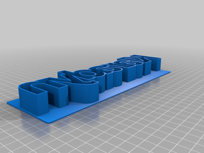 klaradyn cortador de cookie personalizado 3d print model - Mito3D