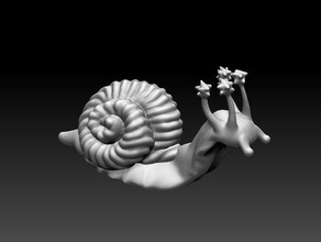 le fléau de l'escargot donjons dragons pathfinder 3d print model - Mito3D