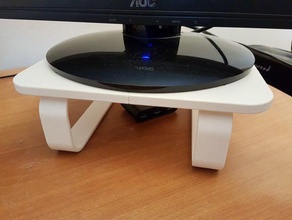 computer screen base desk 3d print model - Mito3D