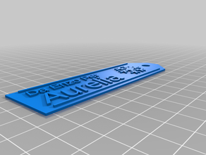 mon cadeau personnalisée étiquette de flocon neige personnalisé 3d print model - Mito3D