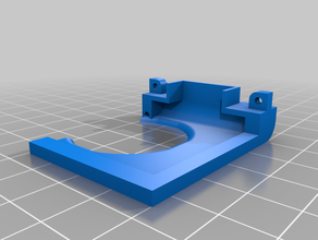 ender 3 circular air flow guide 3d print model - Mito3D