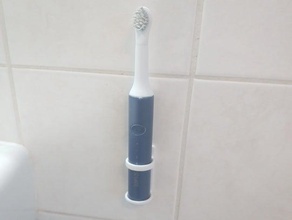 xiaomi soocas tan blanco - soporte de pared cepillo dientes eléctrico titular blanca montaje en la 3d print model - Mito3D