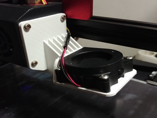 cr-10s pro fan duct cr10s fan-duct 3D print model - Mito3D