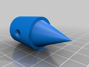versapod srtaight spike Fuß Zweibein 3d print model - Mito3D