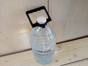 handle 5l bottle narrow neck 5 liters bottleneck water 3d print model - Mito3D