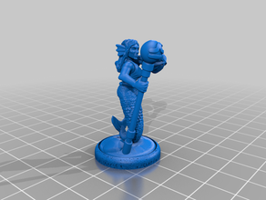 tritão feiticeira arduinobot masmorras e dragões mago pathfinder assistente 3d print model - Mito3D