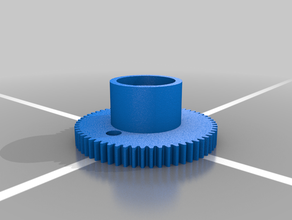 agie alambre edm extraer el engranaje del rodillo 3d print model - Mito3D