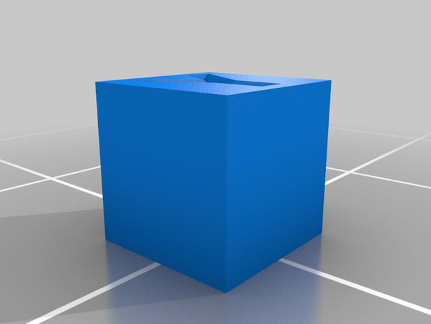 50 mm calibration cube 3D print model - Mito3D