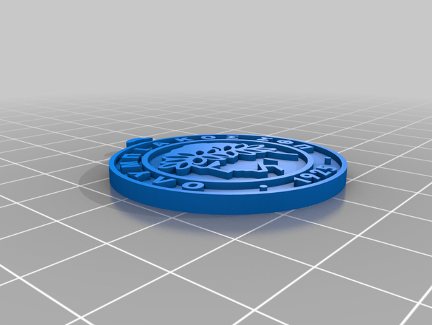 olympiakos key chain 3D print model - Mito3D