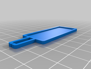 simple cable tag 3d print model - Mito3D